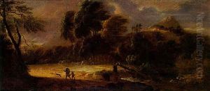 Paysage Par Temps D'orage by Philip James de Loutherbourg