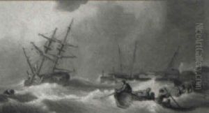 A Vessel In Distress Off A Port