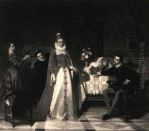 Der Besuch by Jean Baptiste Victor Loutrel