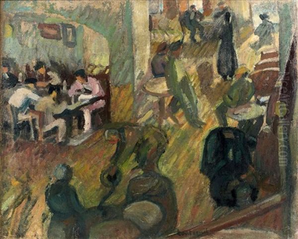 Le Cafe, Sardaigne, 1915 - view 1