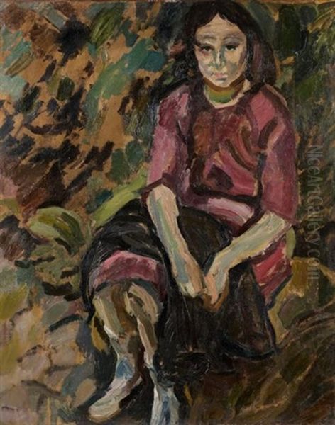 Jeune Fille Assise - view 1