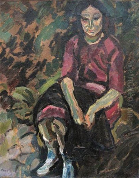 Jeune Fille Assise - view 1