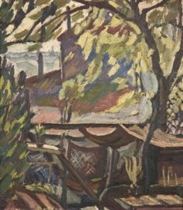 Sous L'arbre Dans Le Jardin (rue Du Pre-saint-gervais)