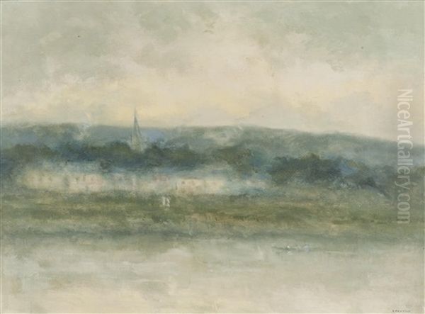 Oissel Au Crepuscule - view 1