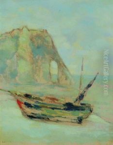 Barque A Etretat
