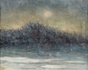La Seine Gelee by Maurice Louvrier