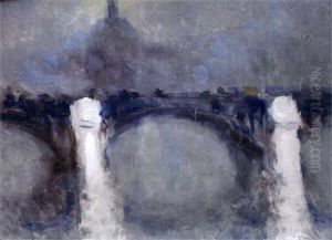 Pont A Rouen, Effet De Brume
