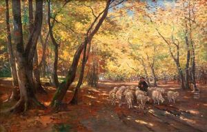 Schaferszene Im Herbst Schaferszene Im Herbst