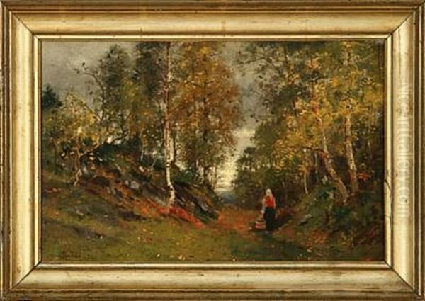 Autumn Forest Scene - view 1