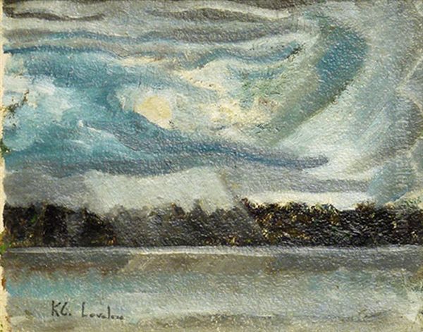 Untitled (stormy Sky Over Lake) - view 1