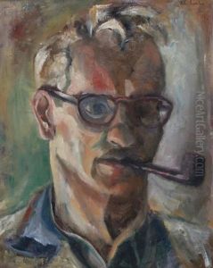 Portrait Of A Man With A Pipe
