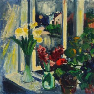 Still Life With Flowers by Axel Bentzen