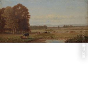 Cows In A Landscape by Clinton Loveridge