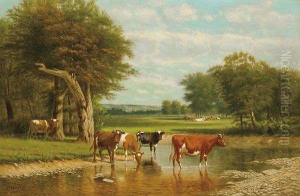 Landscape With Cattle - view 1