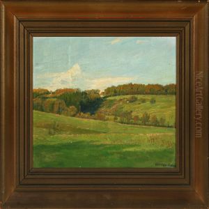 Landscape by Fritz Johannes Bentzen-Bilkvist