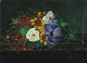 Still Life With Flowers On A Stone Sill Still Life With Flowers On A Stone Sill