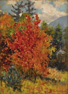 Autumn Leaves by Mary Fairchild MacMonnies Low