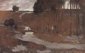 Winterlandschaft Mit Figuren Und Reitern Winterlandschaft Mit Figuren Und Reitern