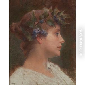 Portrait Of A Girl by Will Hicock Low