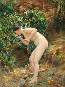 Nude In A Forest