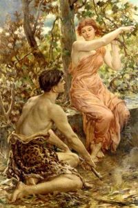 Allegory Of Autumn (+ Allegory Of Winter; Pair) by Will Hicock Low