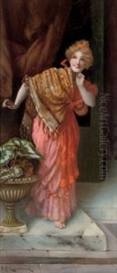 A Grecian Beauty by Charles Frederick Lowcock