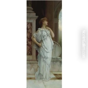 A Classical Beauty by Charles Frederick Lowcock