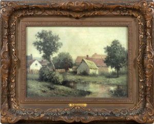 Farm Landscape by Milton H. Lowell