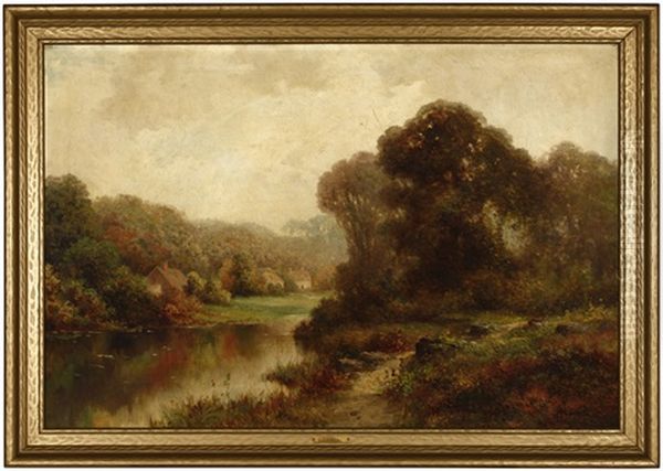 Rural Landscape With Cottages - view 1