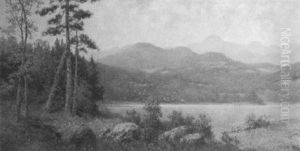 Hudson River Landscape by Milton H. Lowell