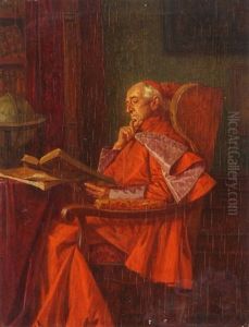 Der Kardinal Bei Der Lekture by Wilhelm Loewith