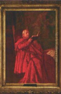 Lesender Kardinal by Wilhelm Loewith