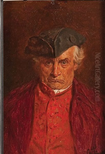 Portrait Of A Man In Hat - view 1