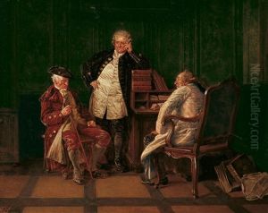 Konversation Dreier Herren by Wilhelm Loewith