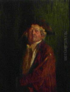 Rokokokavalier Mit Spazierstock