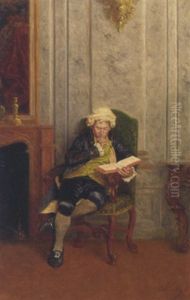 Engrossed In A Book by Wilhelm Loewith