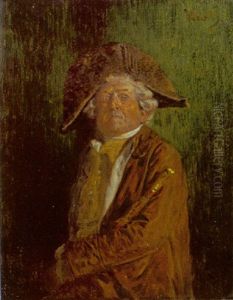 Herr Der Rokoko-zeit Mit Zweispitz by Wilhelm Loewith