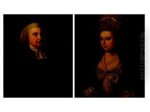 Portrait Of Reverend Stinton, Prebendary Of Dromore In Ireland (+ Rebecca Stinton; Pair)