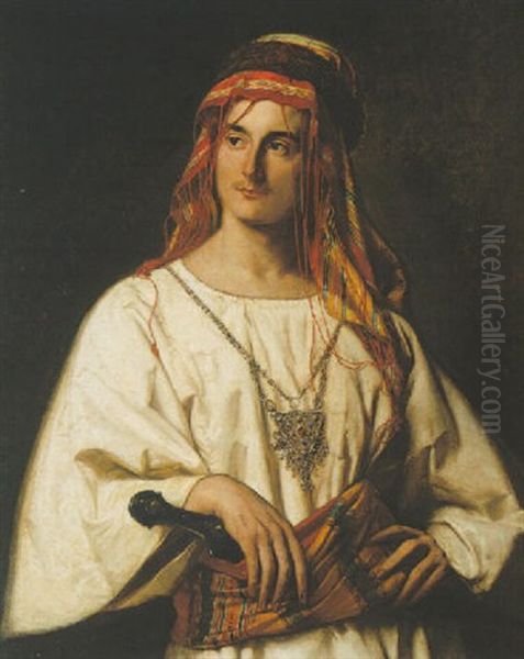 Portrait Of A Gentleman In Arab Costume - view 1