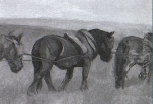 Plough Horses by Lowes Dalbiac Luard