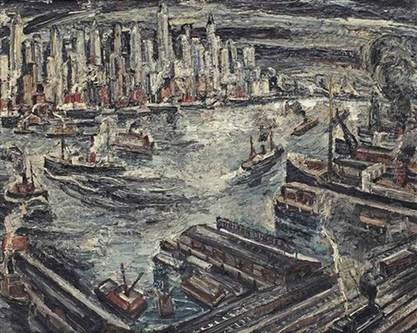The Hudson River, New York - view 1