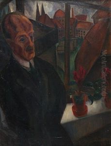 Mannerportrat by Adriaan Lubbers
