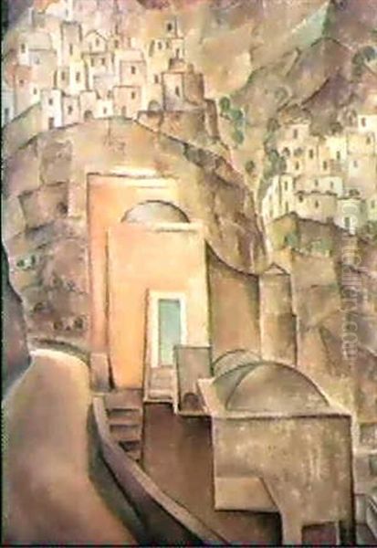 Landscape With House In Positano (li Parlati) - view 1