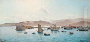 View From The Strait Of Messina by Holger Luebbers
