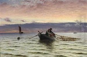 Fishermen On The Sea An Early Morning Fishermen On The Sea An Early Morning