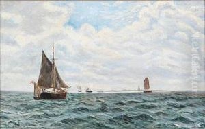 Seascape With Sailing Ships Seascape With Sailing Ships