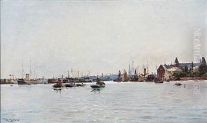 Entrance To Copenhagen Harbour by Holger Luebbers