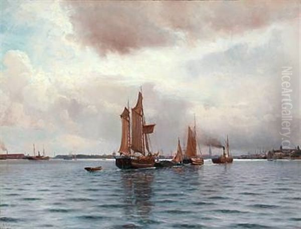 At The Entrance To Copenhagen Harbour - view 1