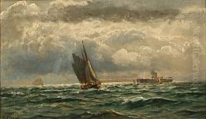 Seascape With Sailing Ships Seascape With Sailing Ships