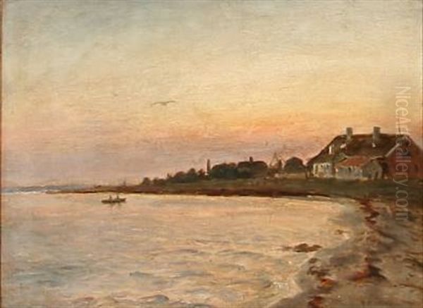 Late Evening At A Coast - view 1